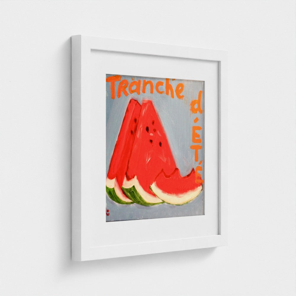 MELON! Fine Art Paper Print — Watermelon “Summer Slice”