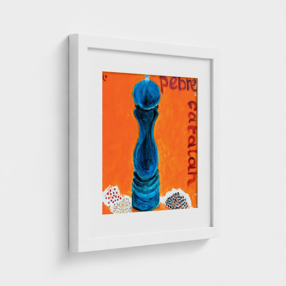 PEPPER Paper Print — Pepper Mill “Pebre Catalan”