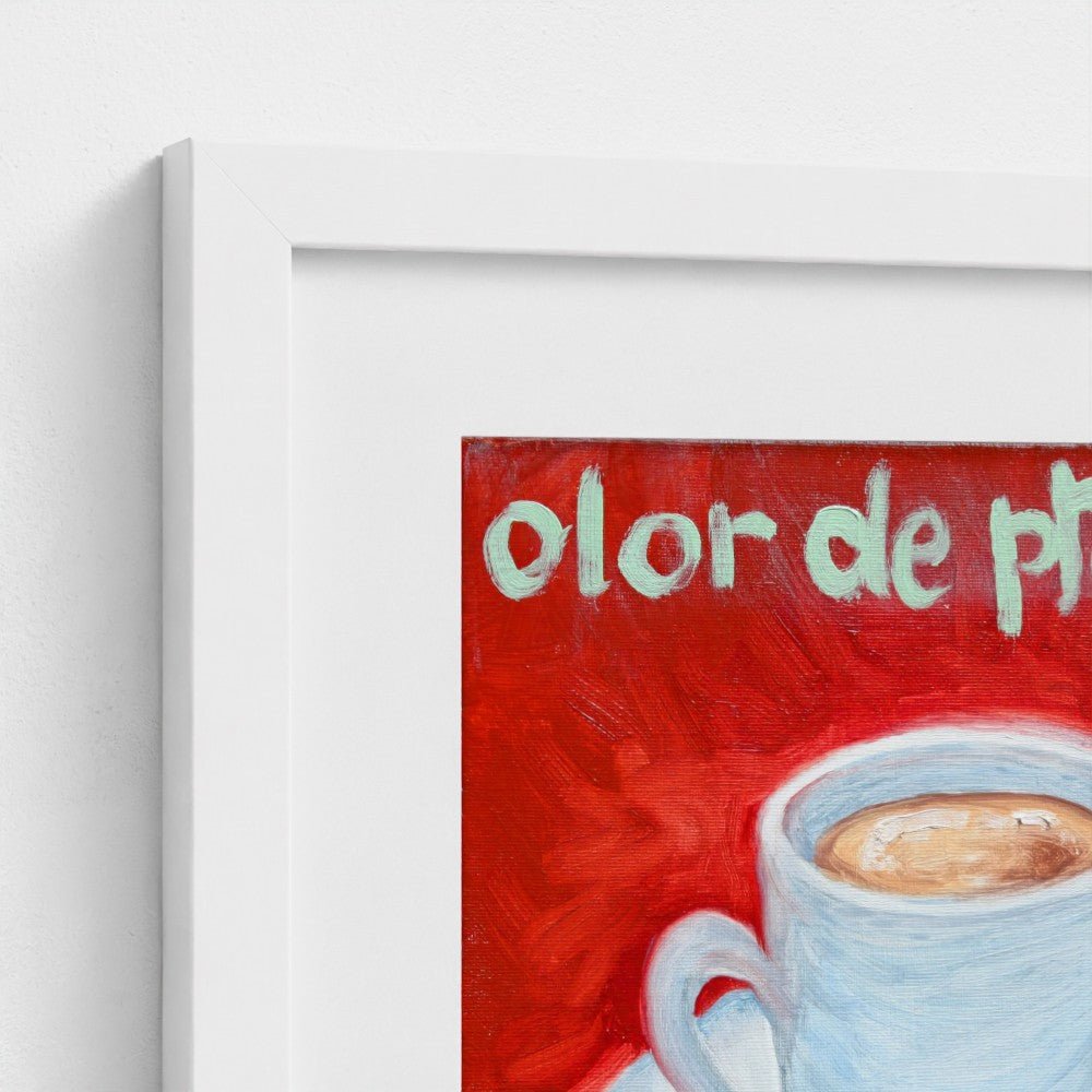“CAFE!” Art Print on Paper — Espresso & ‘Scent of Promises’
