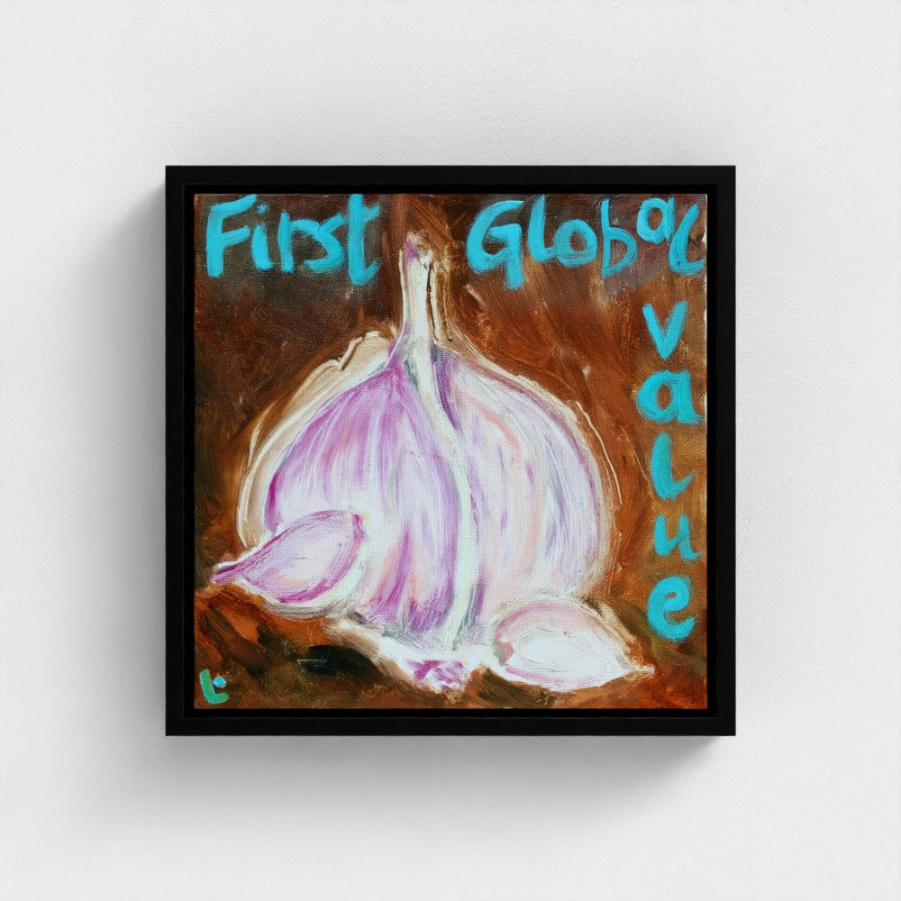 GARLIC! Canvas Print – Global Food Icon Pop Art