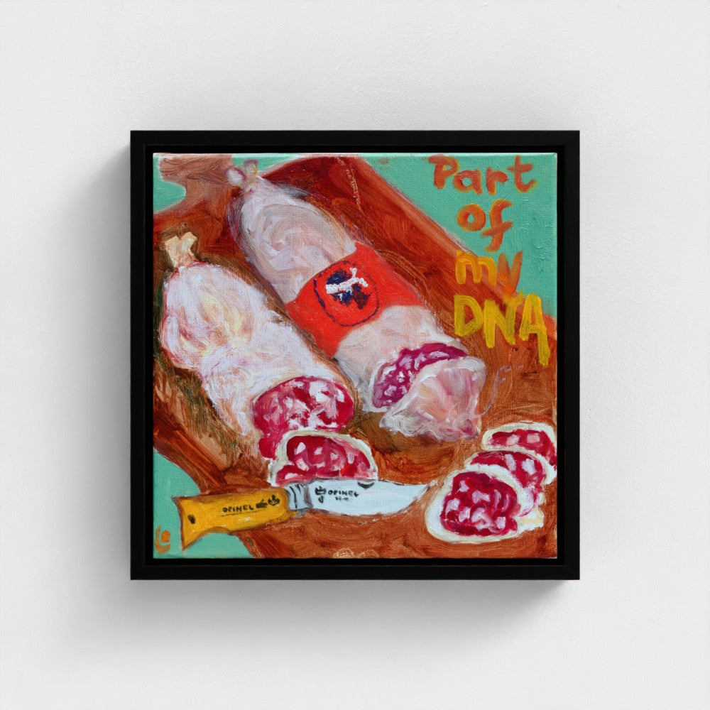 SALAMI! Corsican Charcuterie Pop Art Canvas Print