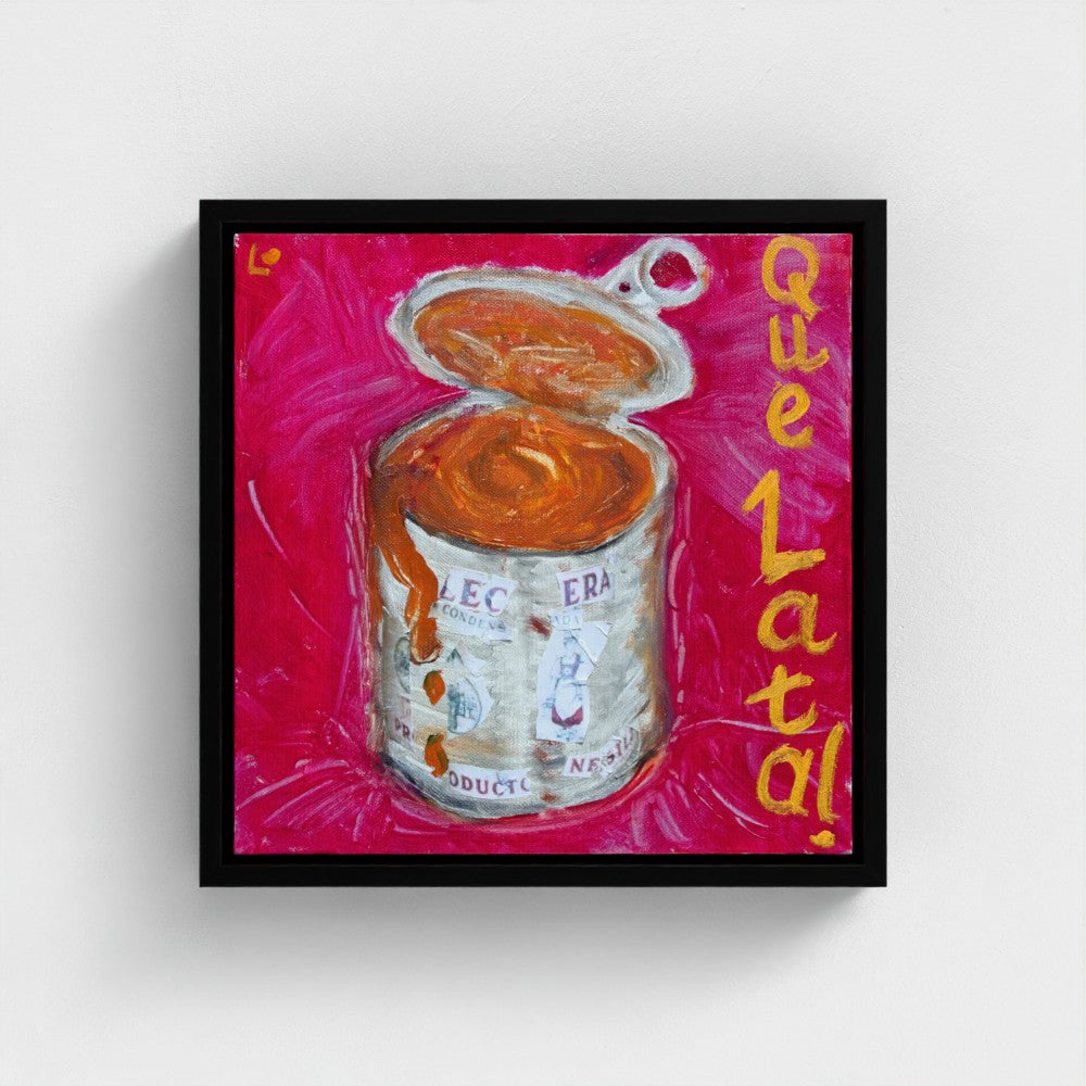LATA! Dulce de Leche Pop Art Canvas Print