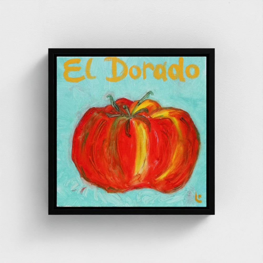 "TOMATE!" Pop Art Tomato  Print on Canvas