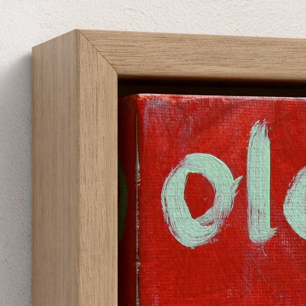 “CAFE!” Pop Art Canvas — Cup of espresso coffee and scent of promises