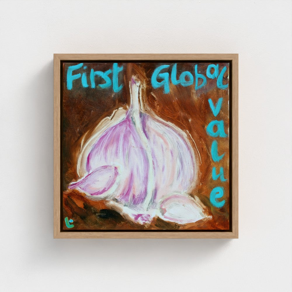 GARLIC! Canvas Print – Global Food Icon Pop Art