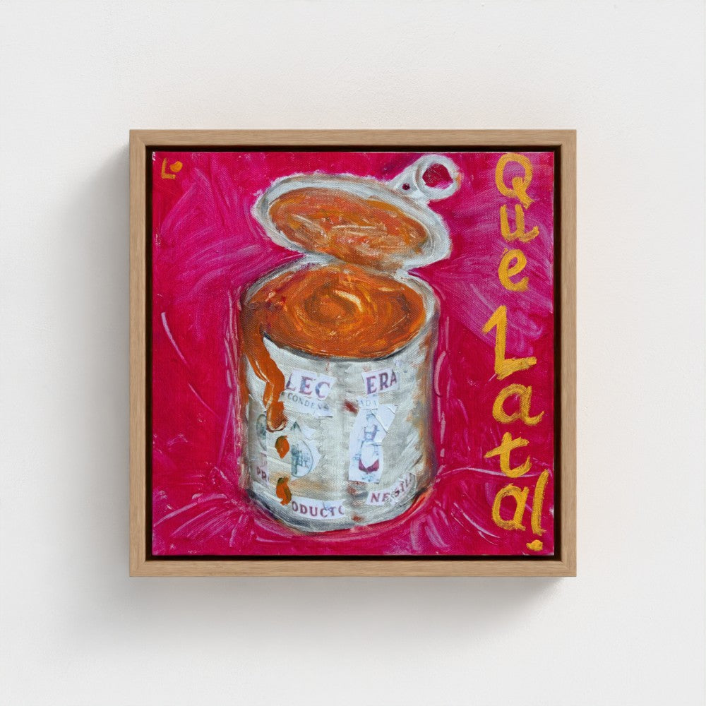 LATA! Dulce de Leche Pop Art Canvas Print