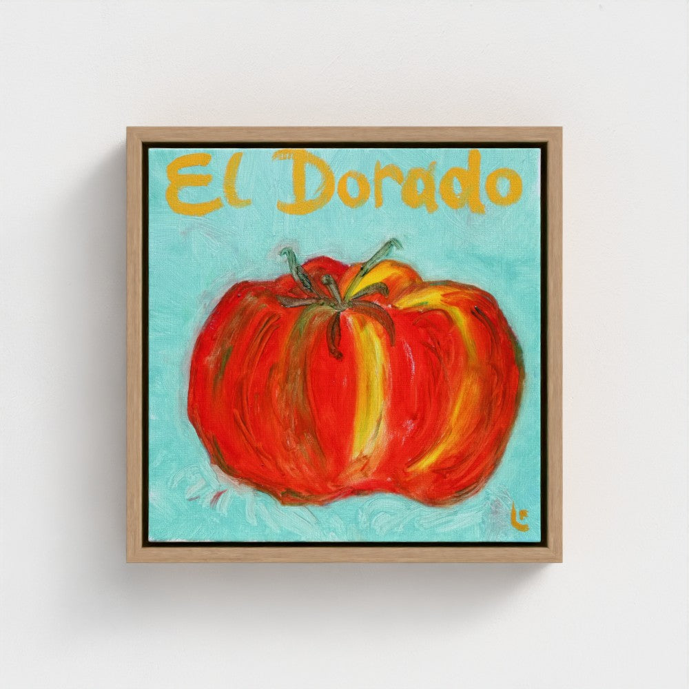 "TOMATE!" Pop Art Tomato  Print on Canvas