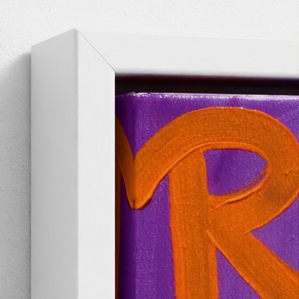 "ROYAL"! Pop Art Burger Print on Canvas