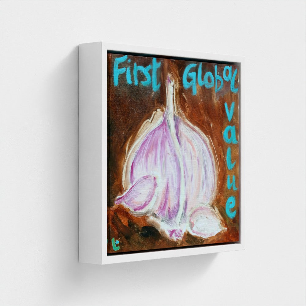 GARLIC! Canvas Print – Global Food Icon Pop Art
