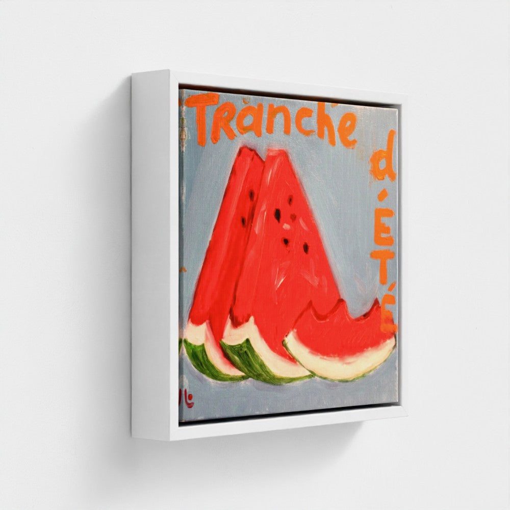 MELON! Canvas Print — Watermelon Slice, “Summer Slice”