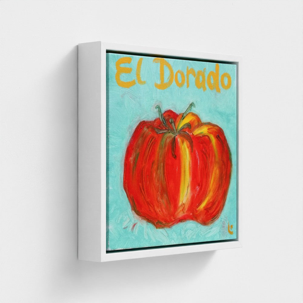 "TOMATE!" Pop Art Tomato  Print on Canvas