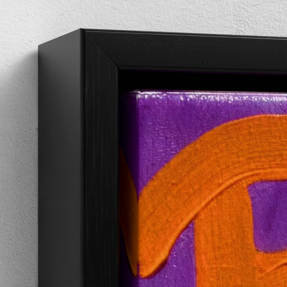 "ROYAL"! Pop Art Burger Print on Canvas