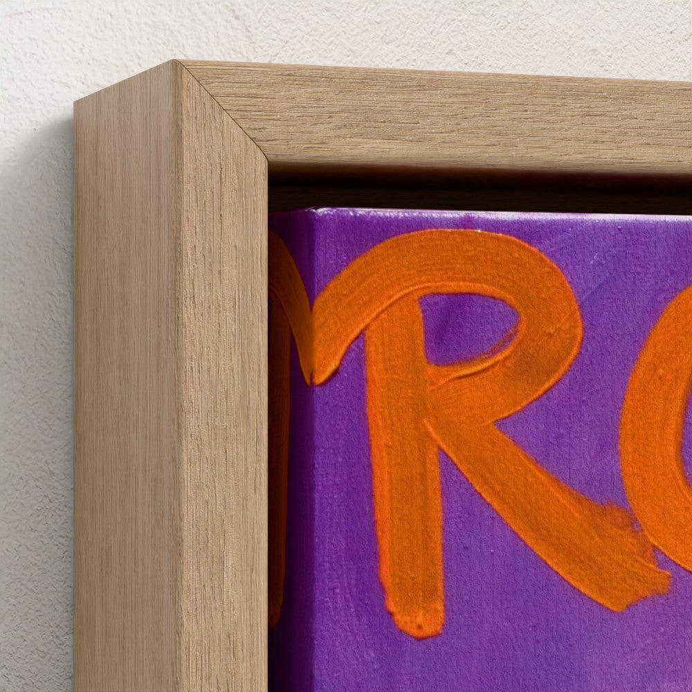 "ROYAL"! Pop Art Burger Print on Canvas