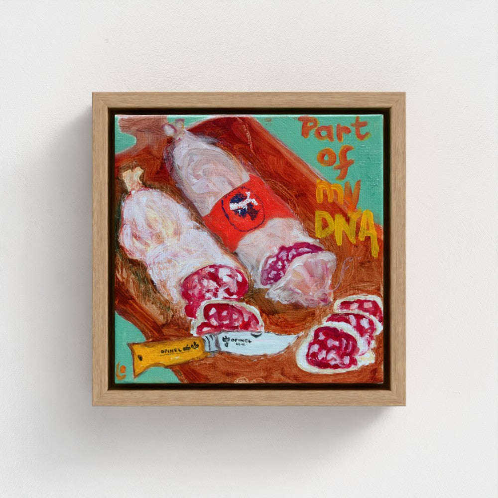 SALAMI! Corsican Charcuterie Pop Art Canvas Print