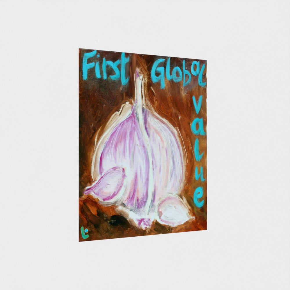 GARLIC! Fine Art Paper Print – Global Food Icon Pop Art