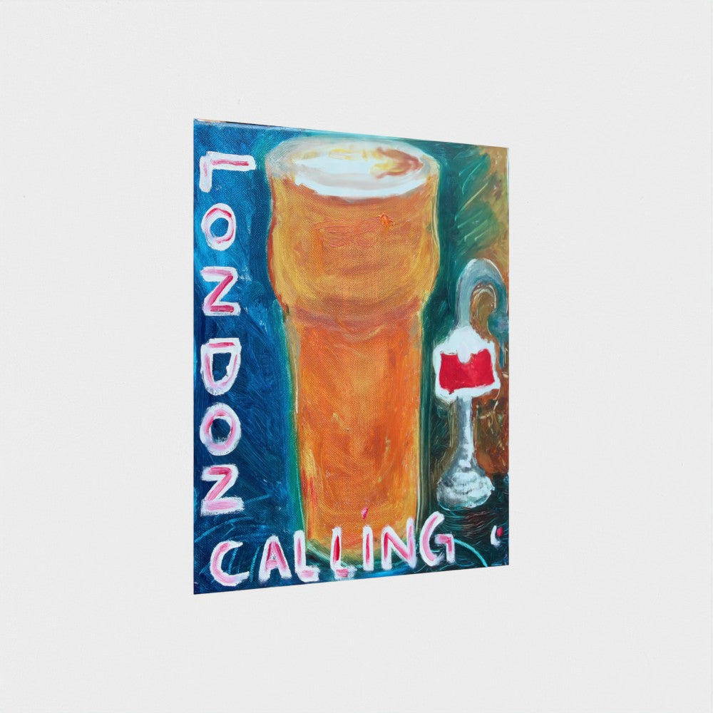 PINT! — London Calling Beer Print on Fine Art Paper