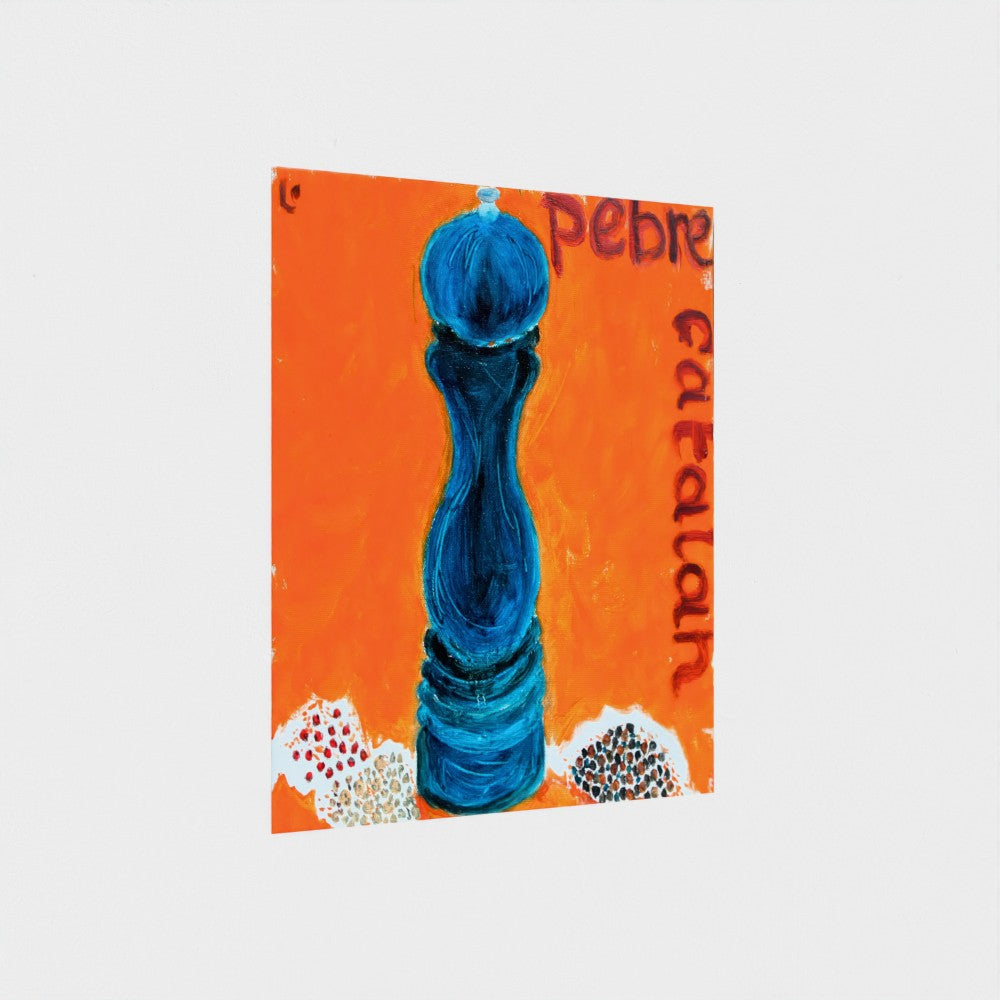 PEPPER Paper Print — Pepper Mill “Pebre Catalan”