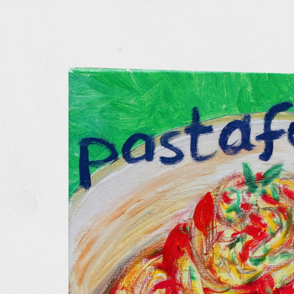 "PASTA!" Pop Art Pasta Pastafarian Print on Paper