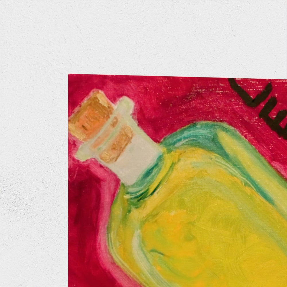 "OLIVE!" Pop Art Olive Oil Print on Paper