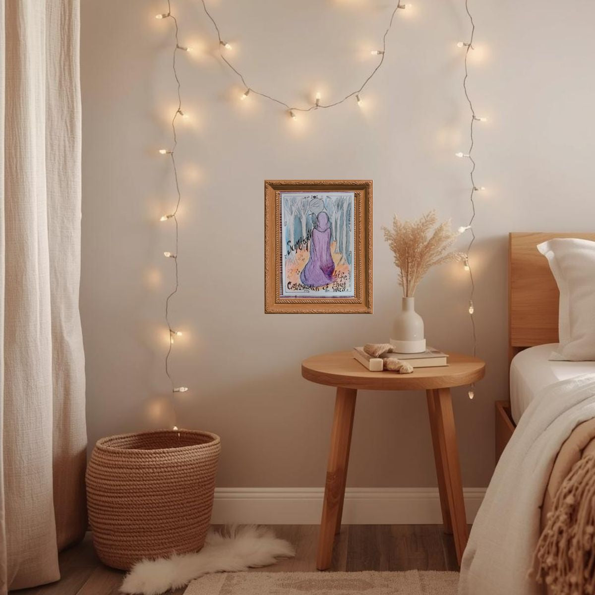 "SAMHAIN!" | Illustration originale de la Roue de l'année par Lau Costantini